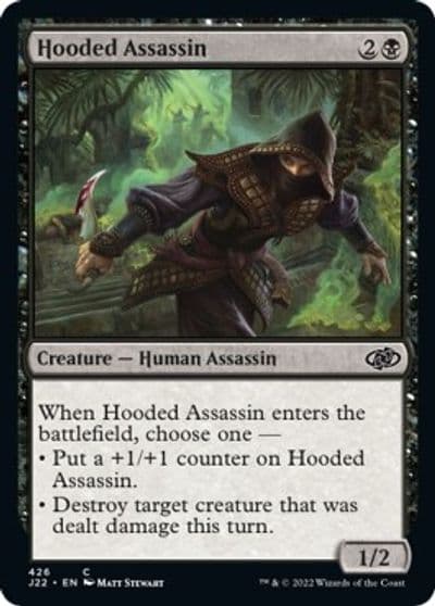 Hooded Assassin Jumpstart 2022 Magic card