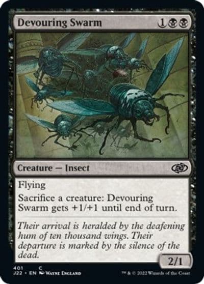 Devouring Swarm Jumpstart 2022 Magic card