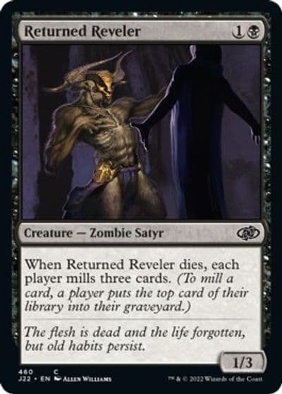 Returned Reveler Jumpstart 2022 Magic card