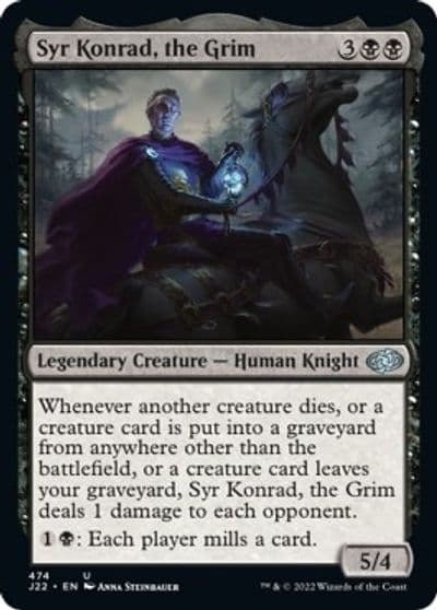 Syr Konrad the Grim Jumpstart 2022 Magic card
