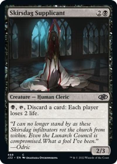 Skirsdag Supplicant Jumpstart 2022 Magic card