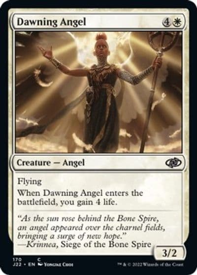 Dawning Angel Jumpstart 2022 Magic card