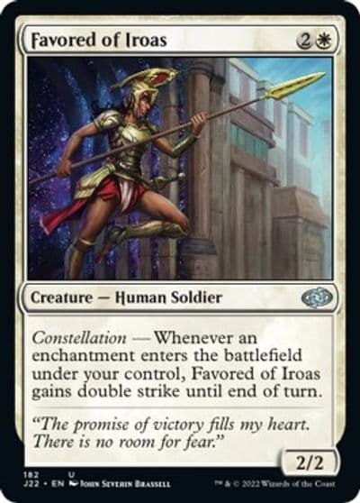 Favored of Iroas Jumpstart 2022 Magic card