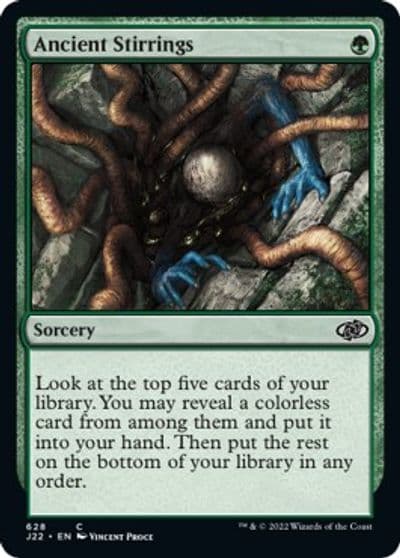 Ancient Stirrings Jumpstart 2022 Magic card