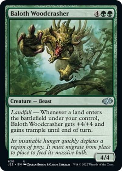 Baloth Woodcrasher Jumpstart 2022 Magic card