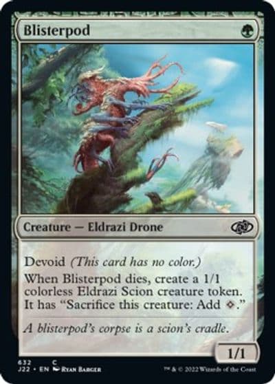 Blisterpod Jumpstart 2022 Magic card
