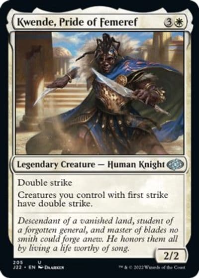 Kwende Pride of Femeref Jumpstart 2022 Magic card