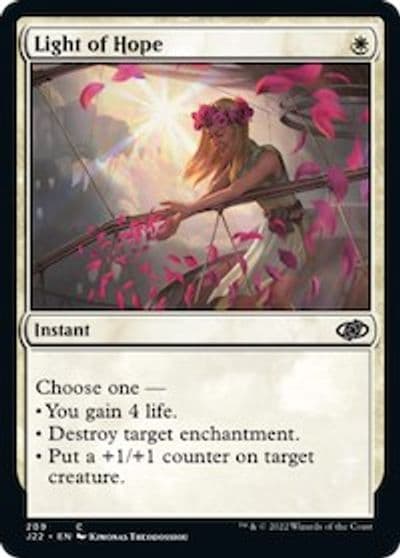 Light of Hope Jumpstart 2022 Magic card