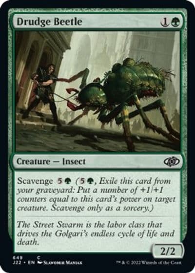 Drudge Beetle Jumpstart 2022 Magic card