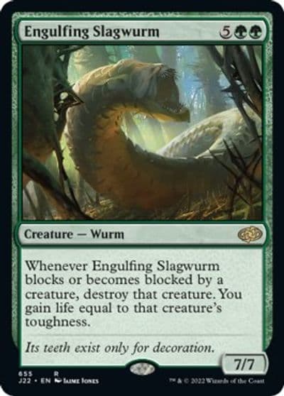 Engulfing Slagwurm Jumpstart 2022 Magic card