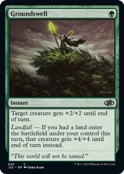 Groundswell Jumpstart 2022 Magic card