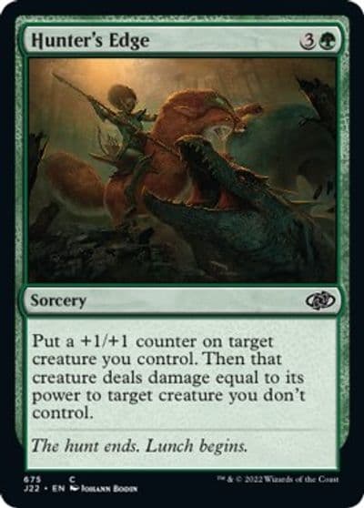 Hunters Edge Jumpstart 2022 Magic card