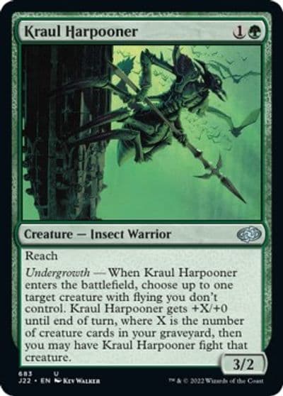 Kraul Harpooner Jumpstart 2022 Magic card