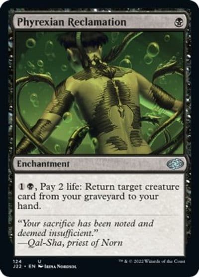Phyrexian Reclamation Jumpstart 2022 Magic card