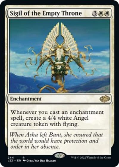 Sigil of the Empty Throne Jumpstart 2022 Magic card
