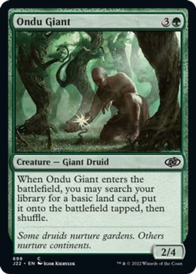 Ondu Giant Jumpstart 2022 Magic card
