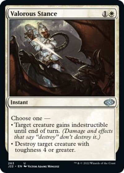 Valorous Stance 263 Jumpstart 2022 Magic card