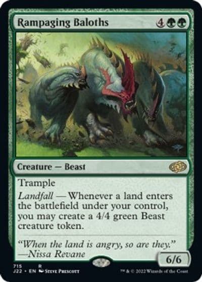 Rampaging Baloths Jumpstart 2022 Magic card