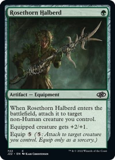 Rosethorn Halberd Jumpstart 2022 Magic card