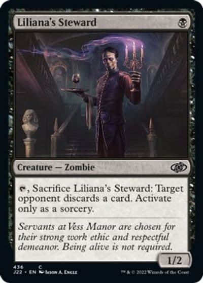 Lilianas Steward Jumpstart 2022 Magic card