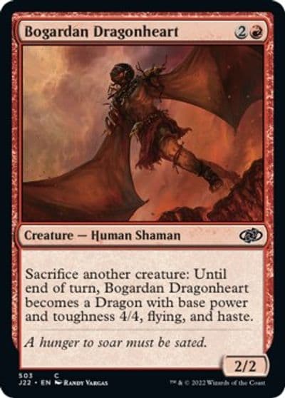 Bogardan Dragonheart Jumpstart 2022 Magic card