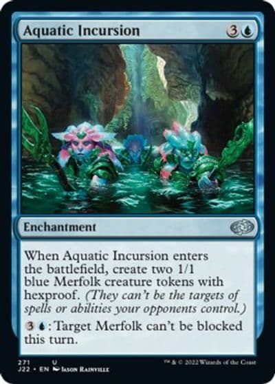 Aquatic Incursion Jumpstart 2022 Magic card