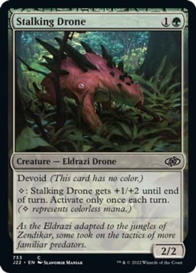 Stalking Drone Jumpstart 2022 Magic card