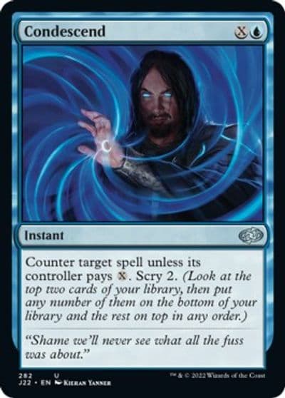 Condescend Jumpstart 2022 Magic card