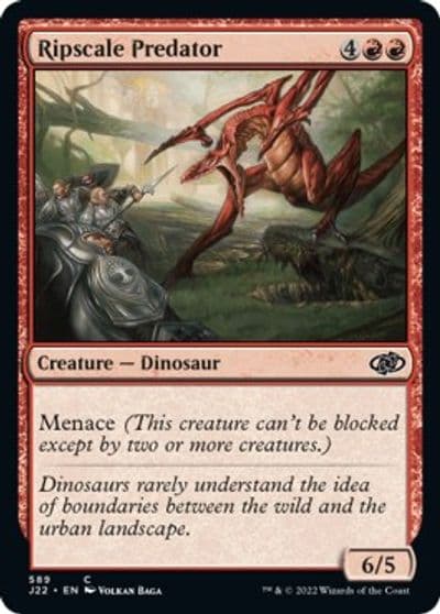 Ripscale Predator Jumpstart 2022 Magic card