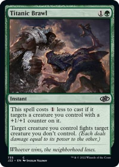 Titanic Brawl Jumpstart 2022 Magic card