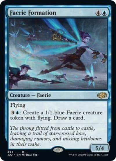 Faerie Formation Jumpstart 2022 Magic card
