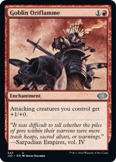 Goblin Oriflamme Jumpstart 2022 Magic card