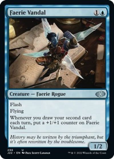 Faerie Vandal Jumpstart 2022 Magic card
