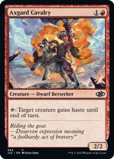 Axgard Cavalry Jumpstart 2022 Magic card