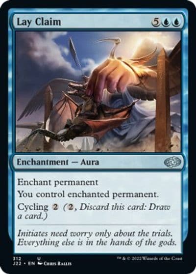 Lay Claim Jumpstart 2022 Magic card