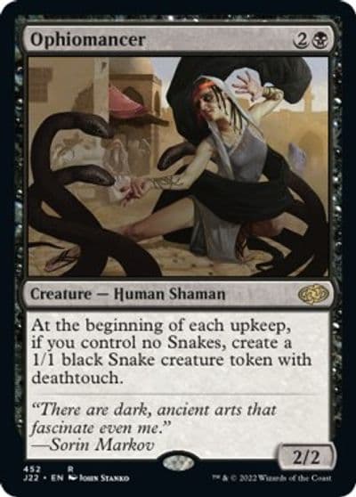 Ophiomancer Jumpstart 2022 Magic card