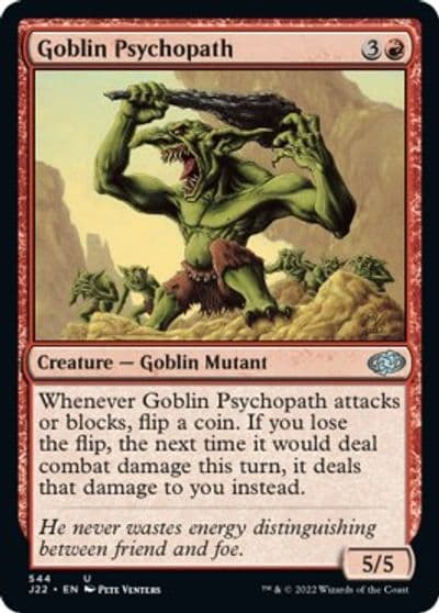 Goblin Psychopath Jumpstart 2022 Magic card