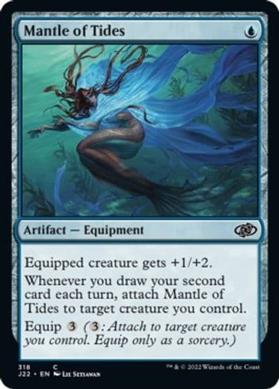 Mantle of Tides Jumpstart 2022 Magic card