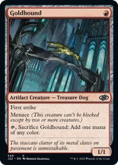 Goldhound Jumpstart 2022 Magic card