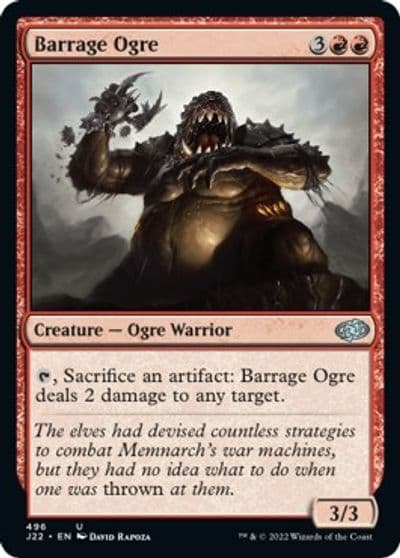Barrage Ogre Jumpstart 2022 Magic card