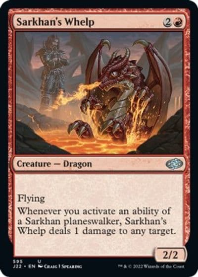 Sarkhans Whelp Jumpstart 2022 Magic card