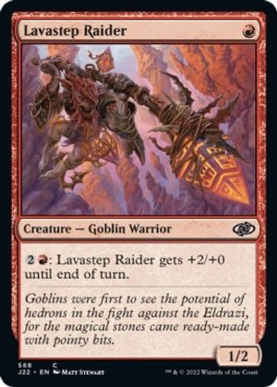 Lavastep Raider Jumpstart 2022 Magic card