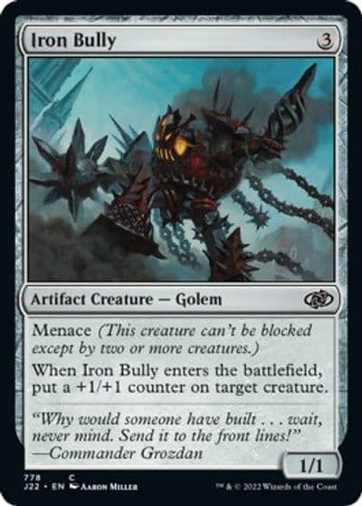 Iron Bully Jumpstart 2022 Magic card