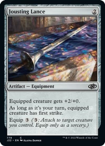 Jousting Lance Jumpstart 2022 Magic card