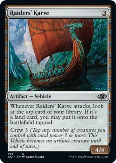 Raiders Karve Jumpstart 2022 Magic card