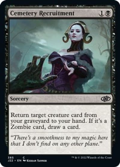 Cemetery Recruitment Jumpstart 2022 Magic card