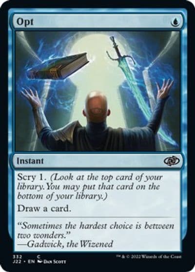 Opt Jumpstart 2022 Magic card