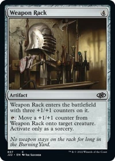 Weapon Rack Jumpstart 2022 Magic card