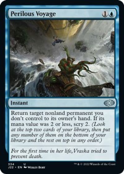 Perilous Voyage Jumpstart 2022 Magic card