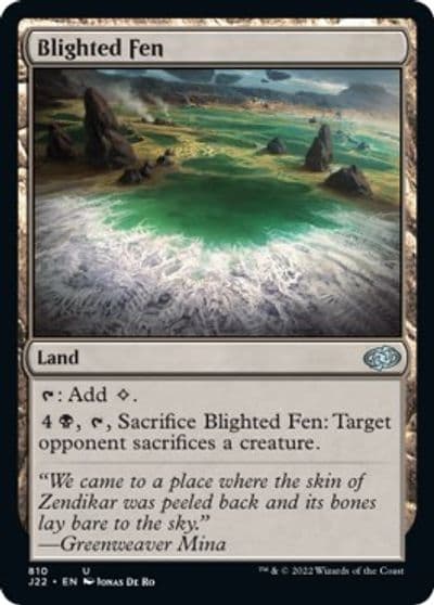 Blighted Fen Jumpstart 2022 Magic card